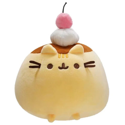 Pusheen Kawaii Cat Plush Toy - Cute Donut, Unicorn, Ice Cream, Pizza, and Cake Stuffed Animal for Gifts and Room Decor