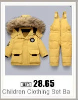 Children’s Winter Clothing Set – Baby Down Jacket Parka & Thick Snowsuit for Boys and Girls