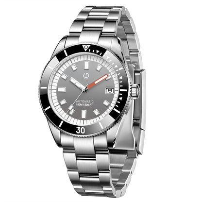 Men’s Automatic Mechanical Watch – Super Luminous Bezel, Japan NH35 Movement, 150M Waterproof Diving Watch