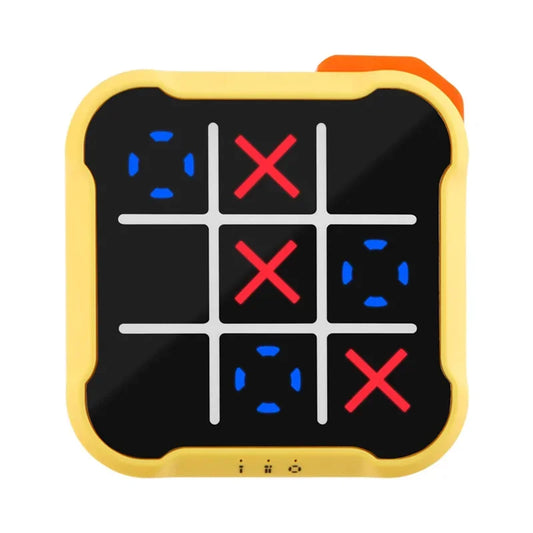 Tic Tac Toe Electronic Game – Noughts & Crosses Memory Training Toy, Portable Travel Game for Kids & Adults