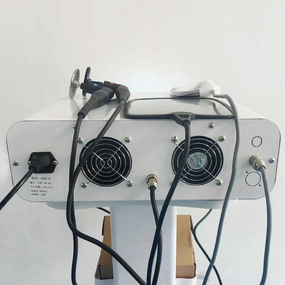 448kHz Tecar CET RET JDM Therapy Machine — Pain Relief, Body Shaping & Fat Reduction Diathermy Device