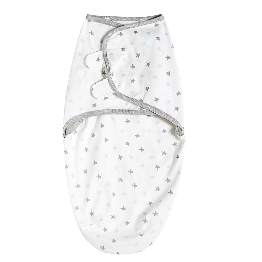 100% Cotton Newborn Swaddle Sleep Sack – Thick Infant Baby Wrap Cocoon Diaper Bag (INSULAR Summer)