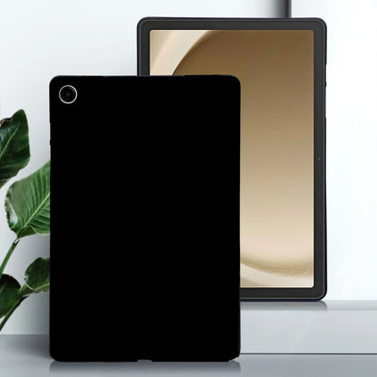 Black Silicone Samsung Galaxy Tab Case - Soft TPU Protective Cover for Tab A11, A9+, A8, S10, S11 and S14 Ultra
