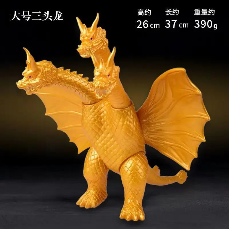 Godzilla vs King Kong Anime Action Figure – King Ghidorah Three-Headed Golden Dragon Collectible Toy