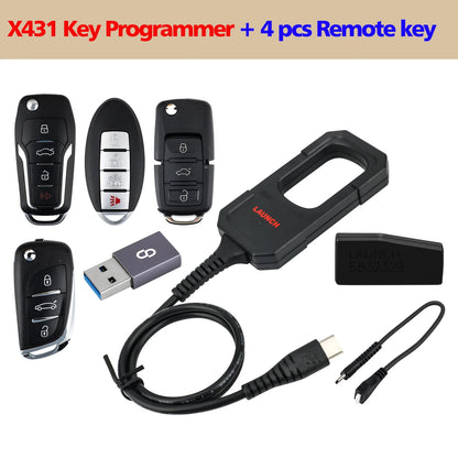 Launch X431 Key Programmer – Super Chip Universal Remote & Smart Key Maker for X-431 IMMO Elite, IMMO Plus & PAD V