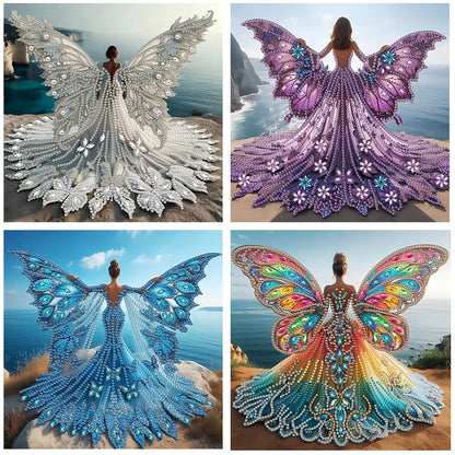 5D DIY Partial Drill Diamond Painting Kit – Girl Design Home Decor 30x30cm