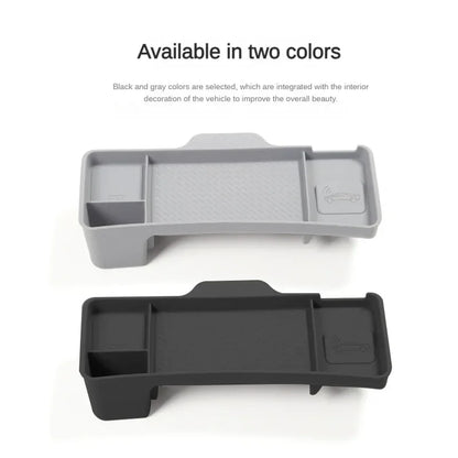 Tesla Model 3 & Highland 2024–2025 Dashboard Storage Tray – Silicone Organizer for Tissue, Glasses & Accessories
