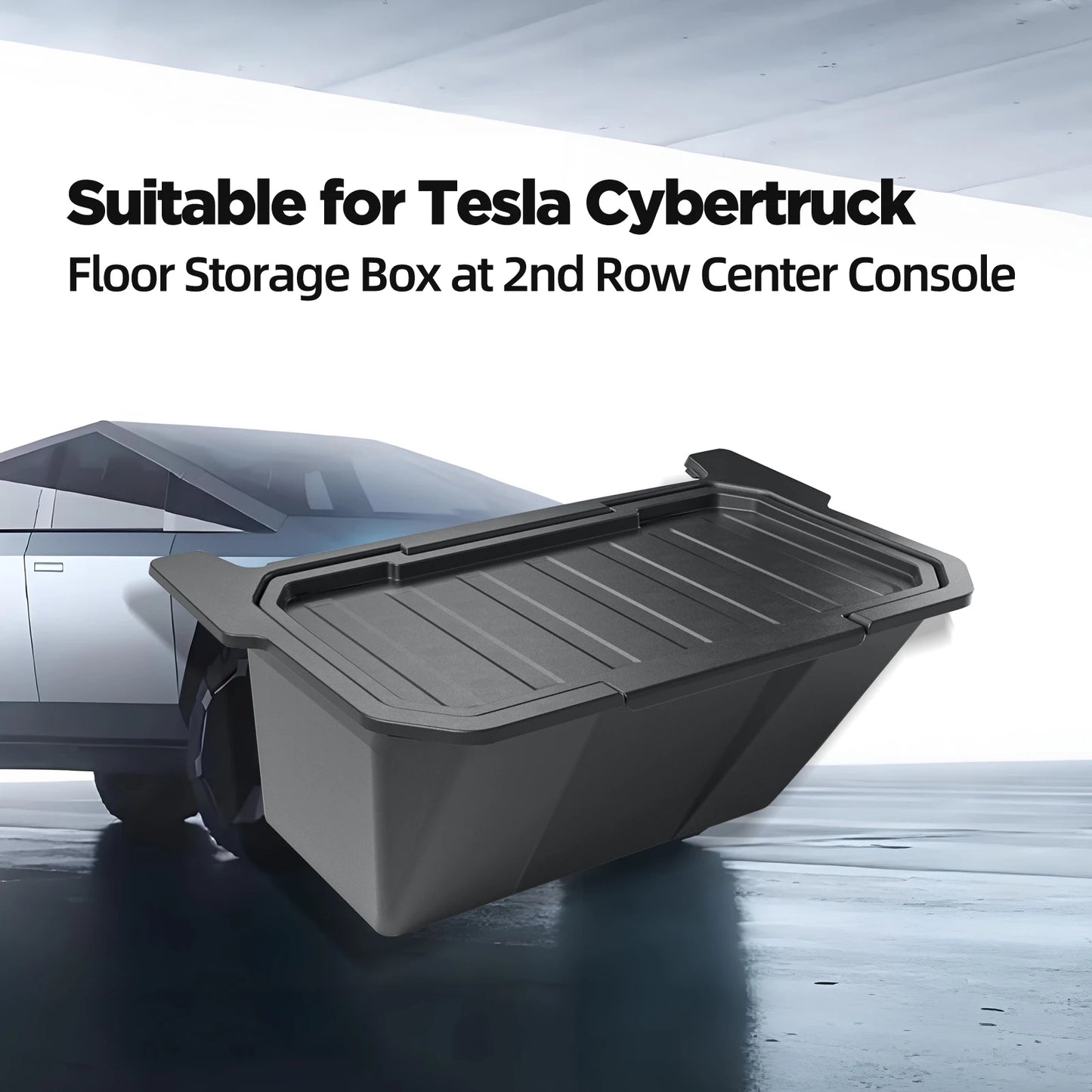 Tesla Cybertruck 2024–2025 Rear Seat Storage Box – Under Air Vent Organizer, Trash Can & Interior Storage Case Car Accessories