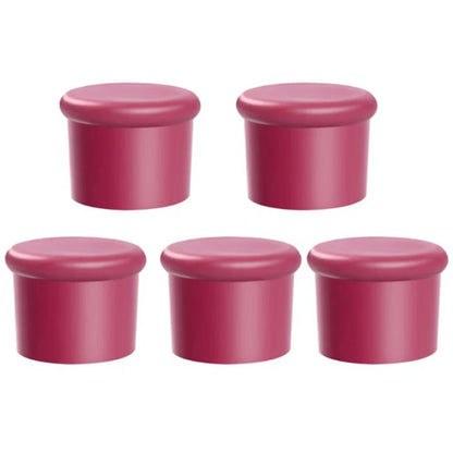1/5pcs Reusable Silicone Wine Stoppers - Durable Corks for Wine, Beer, Champagne, and Beverage Bottles - Bar Accessories