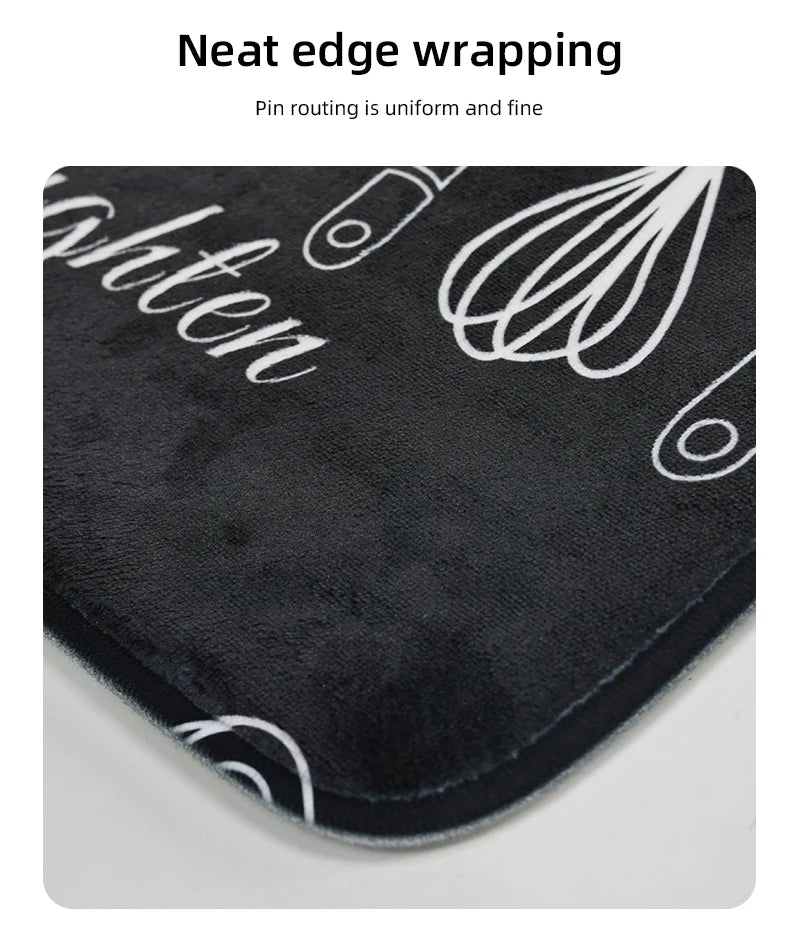 Multi-Purpose Sponge Water Absorption Mat — Anti-Skid, Moisture-Absorbing, Machine-Washable Carpet for Kitchen & Bathroom