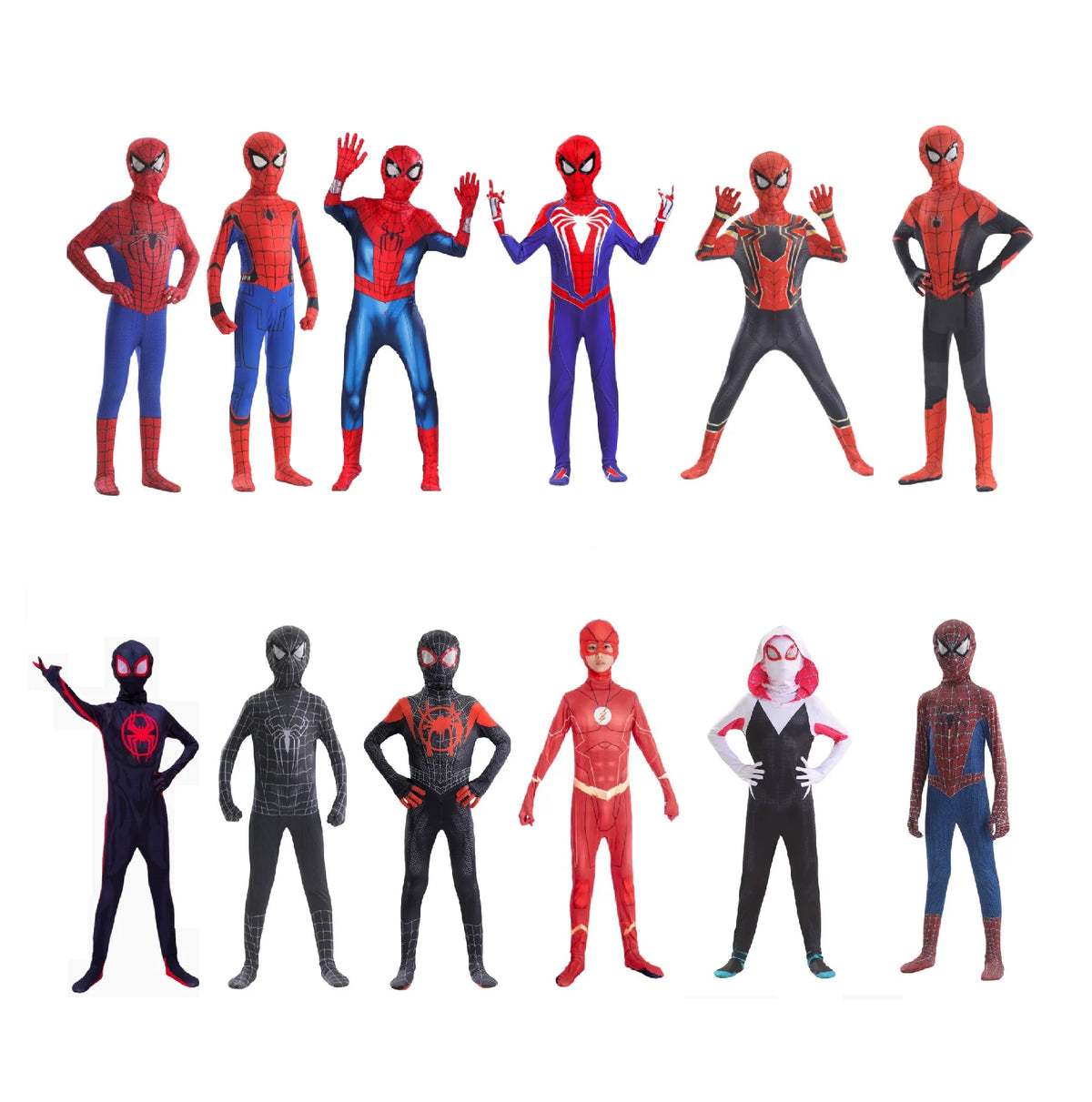 Superhero Zentai Cosplay Suit - Halloween Party Costume Theme Outfit for Cosplay Fans