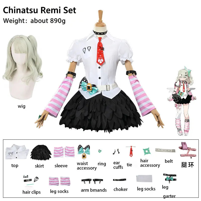 Zenless Zone Zero Sunna Cosplay Wig - Anime Game Costume Accessory for Halloween & Parties