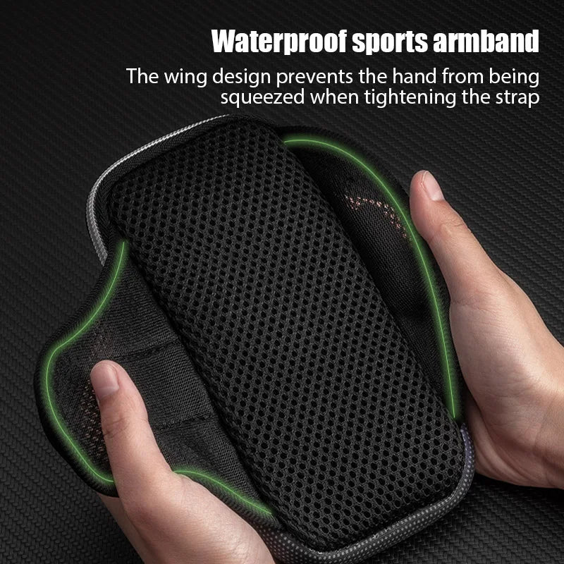 Universal Armband Sport Phone Case: Running Arm Holder for iPhone, Xiaomi, Huawei - Fits Phones Under 6.5" to 7.2