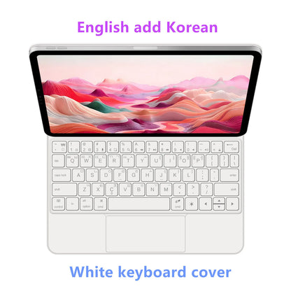 Backlit Magic Keyboard Case for iPad — Multi-Touch Smart Keyboard Folio for 11" iPad 11th Gen & 10.9" iPad 10th Gen