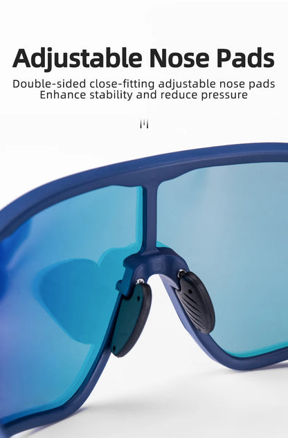 ROCKBROS MTB/Road Bike Glasses – UV400 Polarized Photochromic Cycling Eyewear