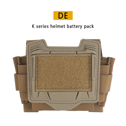 Agilit Style Tactical Helmet Rear Pouch - Battery Storage and Counterweight Bag for NVG Night Vision Gear and OPS-CORE Helmet Covers