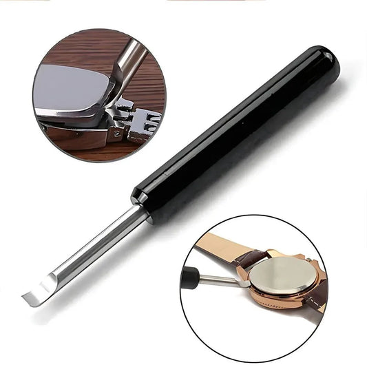 Metal Watch Opener Pry Knife — Adjustable Back Case Cover Remover and Screw Tool for Watchmaker Battery Change and Repair