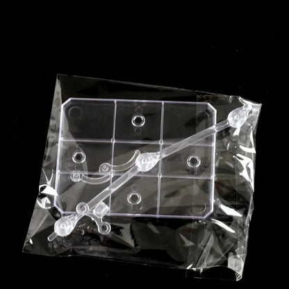 Clear Acrylic Action Figure Stand - Display Base Holder for Dolls, Toy Models & Collectible Figures