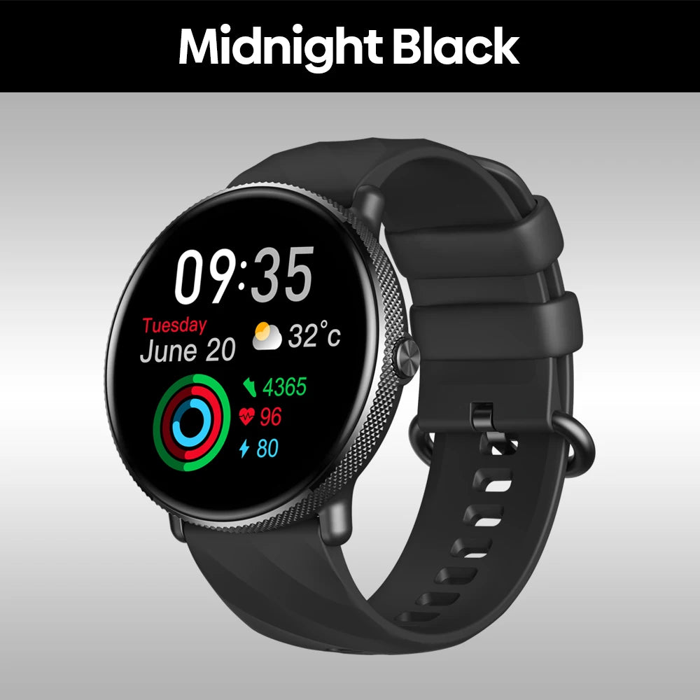 Zeblaze GTR 3 Pro Smartwatch — AMOLED Display Fitness Watch with Call Function, 316L Stainless Steel for Men & Women