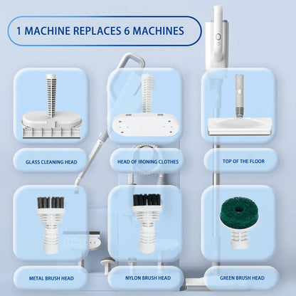370ml Electric Steam Mop – 1500W Multifunctional Sterilization & Mite Removal Household Cleaner, 220V EU Plug