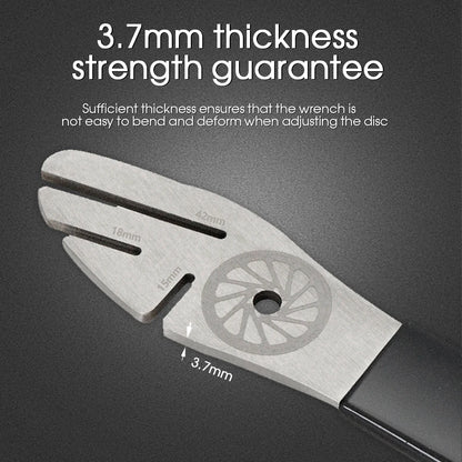 Bicycle Disc Brake Repair Wrench – Stainless Steel Disc Flattening & Adjustment Tool for Road & Mountain Bikes