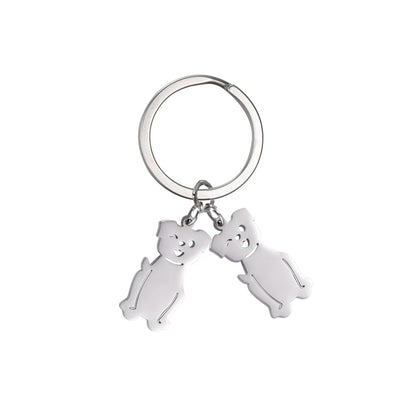 Personalized Kids & Family Keychain – Custom Name Key Chain for Mother’s Day, Couples, Boys, Girls, Pets, Mom, Dad, Baby Gift