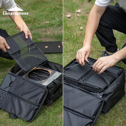 CAMPINGMOON BK-46 Large Capacity Storage Bag – Outdoor Tactical IGT Module Organizer