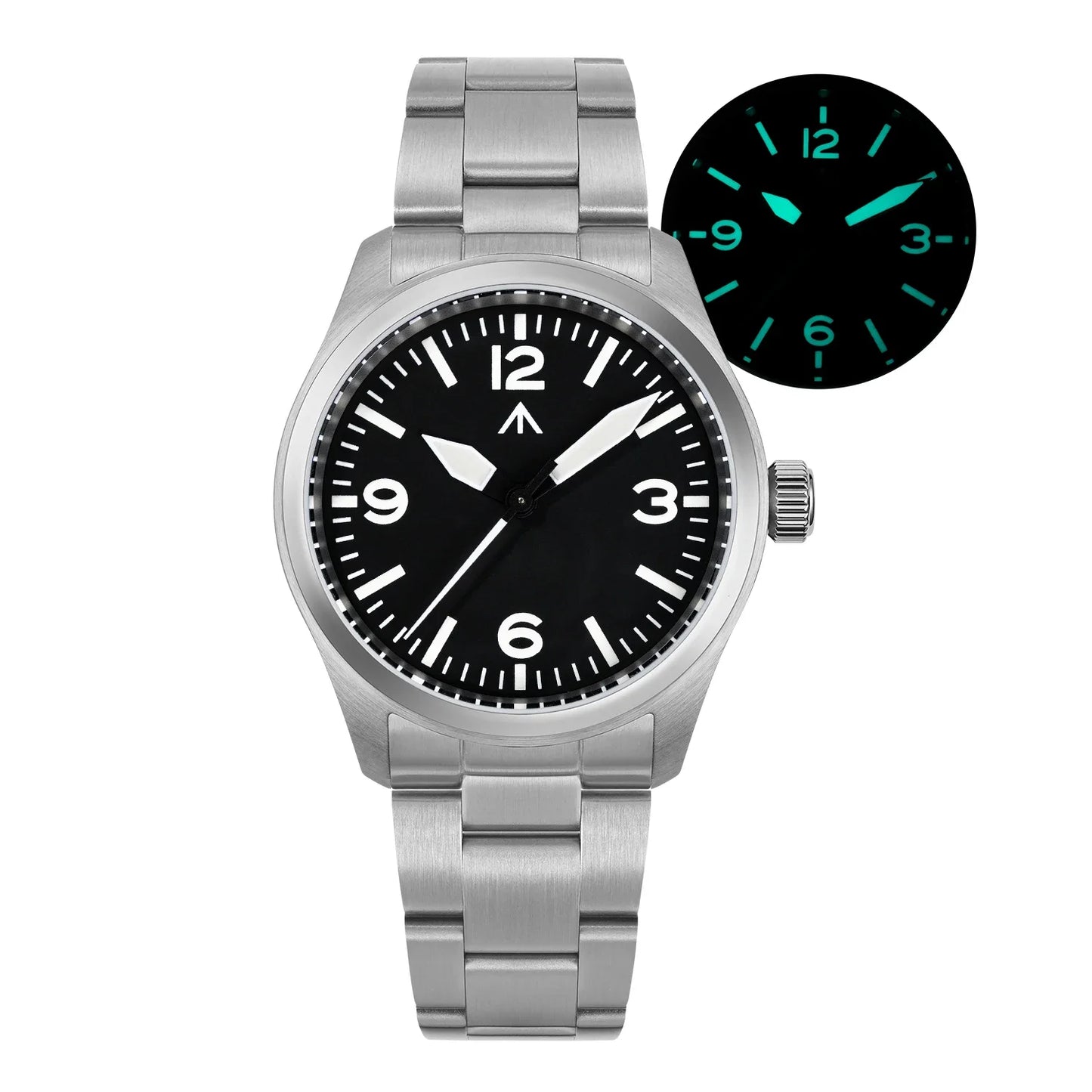Militado ML08 Vintage Quartz Watch – VH31 Movement, Sapphire Crystal, 10Bar Waterproof, BGW9 Luminous Stainless Steel Men’s Watch