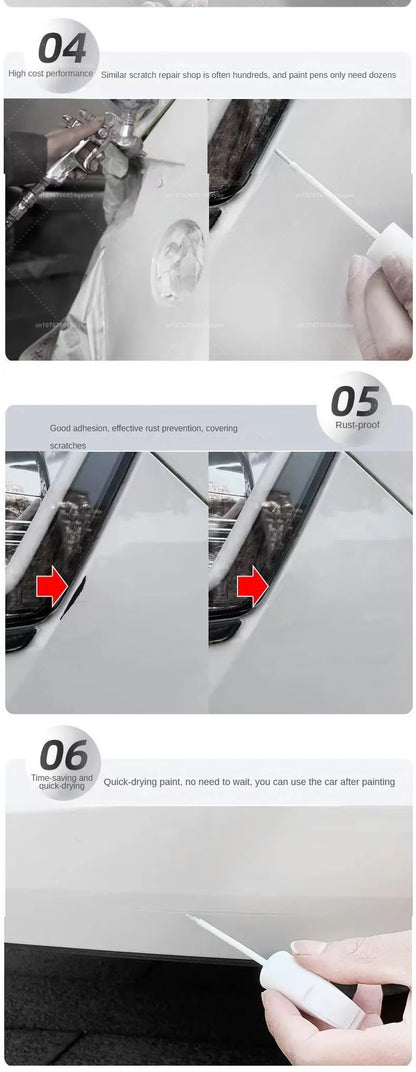 Tesla Model 3/Y/X Pearl White Paint Repair Pen – Touch-Up Kit for Auto Paint Restoration