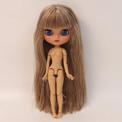 ICY DBS Blythe 1/6 BJD Doll – 30cm Tan Skin Matte Face Jointed Body, Anime Girl Toy Gift