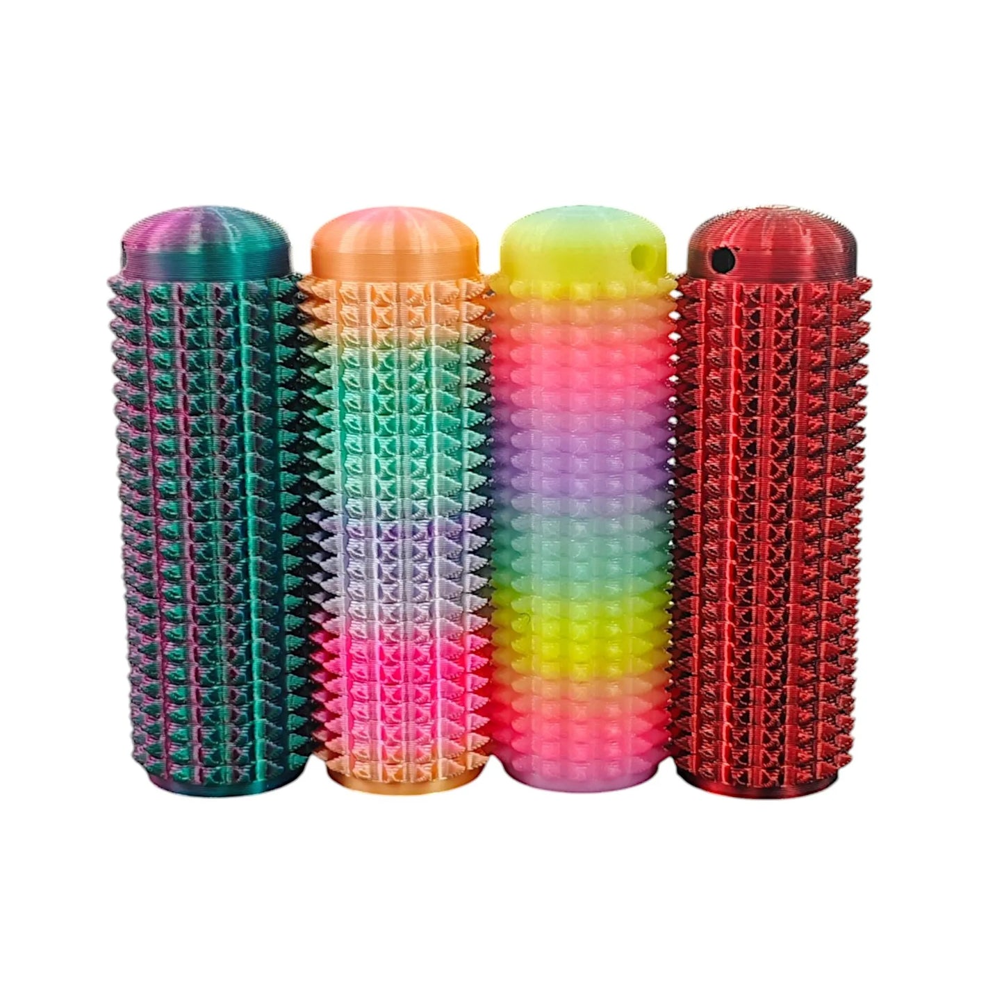 3D Printed Little Ouchies Spiky Sensory Toy — Mini Grippie Fidget Keychain for Stress Relief & Stimming