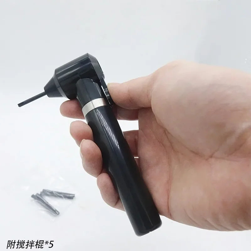 Electric Mixer Agitator: Model Paint Mixing Tool with Stirring Rod - Hobby Painting DIY Tool