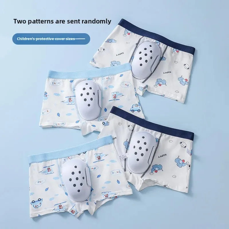 Post-Surgery Protective Underwear - Soft Cotton Anti-Friction Support Briefs for Children & Adults