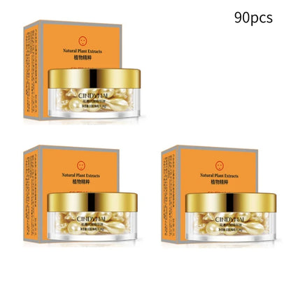Placenta & Hyaluronic Acid Essence Capsules - Deep Hydration and Nourishing Facial & Neck Skincare for Smooth, Radiant-Looking Skin