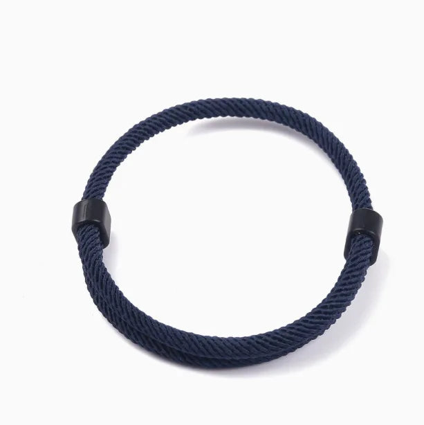 Colorful Double Adjustable Rope Bracelet – Handwoven Versatile Couple Gift