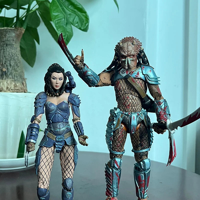 Alien vs Predator Elder Predator Action Figure – Machiko Noguchi Model Collectible for Birthday Gifts