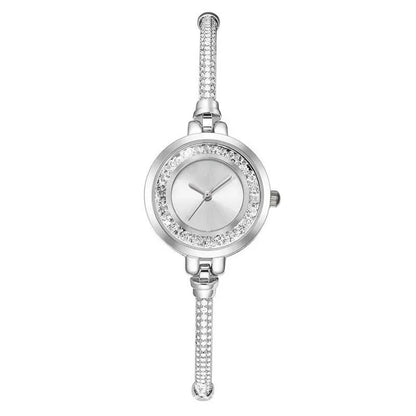 2024 Fashion Women's Wristwatch – Gold Bracelet with Small Dial, Elegant Quartz Steel Watch for Women