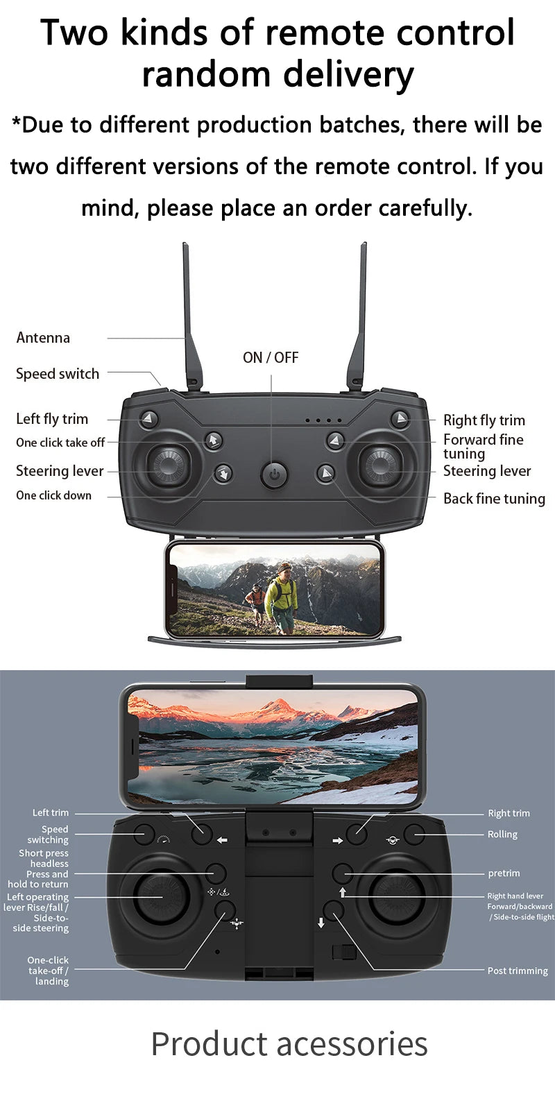 KBDFA 2023 E88 Pro WIFI FPV Drone – 4K/1080P HD Camera, Height Hold, Foldable Quadcopter Helicopter for Kids & Gifts        4o mini