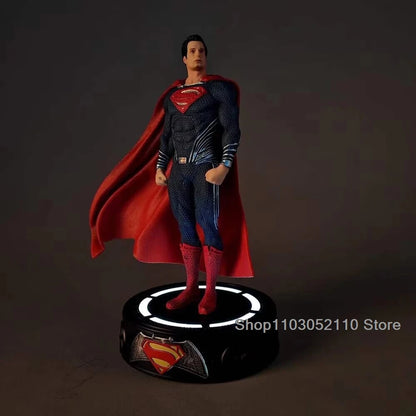 LED Justice League Superheroes Figures – Batman, Wonder Woman, Superman 20cm Collectible Model Toy, Birthday Gift