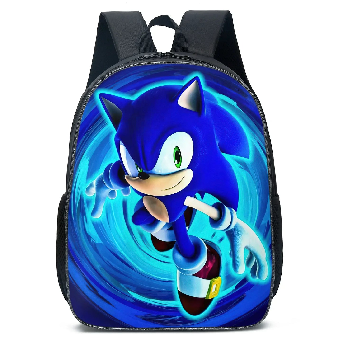 Cartoon Sonic School Backpack – Anime Kids' Primary & Secondary Mochila Bag