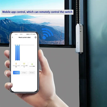 Tuya WiFi Smart Blind Motor – App-Controlled Automatic Roller Shutter & Curtain Opener Driver