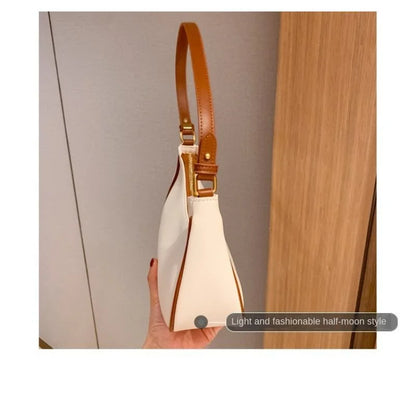 Small Armpit Bag for Women – 2024 New Fashion, French Niche High-End Shoulder Bag, Trendy & All-Match Style