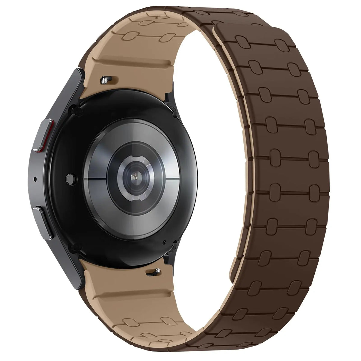 Samsung Galaxy Watch Magnetic Silicone Strap - No-Gap Sport Replacement Band for Watch 7/FE/6 Classic/6/5 Pro/5/4 40mm–47mm