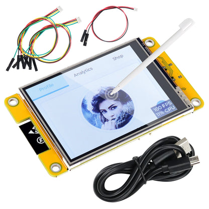 Freenove ESP32 Touch Display Board - WiFi Bluetooth Dual Core 32-Bit Development Kit with 2.4-4.0 Inch Touchscreen and LVGL Tutorials