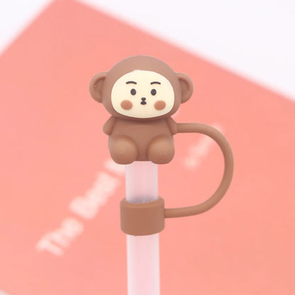 10mm Silicone Straw Covers – Animal Toppers & Spill Stoppers for Stanley 30/40oz Tumbler Accessory
