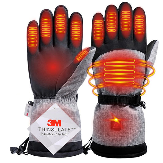 Electric Thermal Winter Gloves – 3M Cotton Heating, Waterproof Hand Warmers for Snowboard, Cycling, Motorcycle & Ski