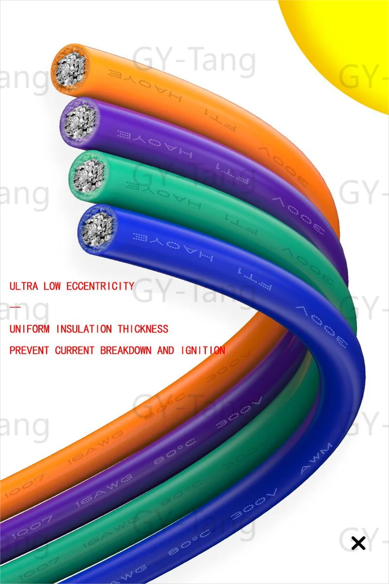 22AWG Flexible Silicone Wire – Stranded Tinned Copper, 5 Colors, 16.4ft/5m or 32.8ft/10m Each for Electrical DIY
