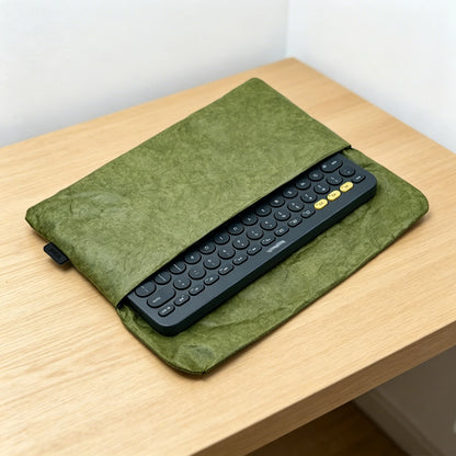 Universal Fiber Paper Keyboard Storage Bag - Lightweight Retro Protective Cover for Magic Keyboard 2nd/3rd Gen and Logitech K380
