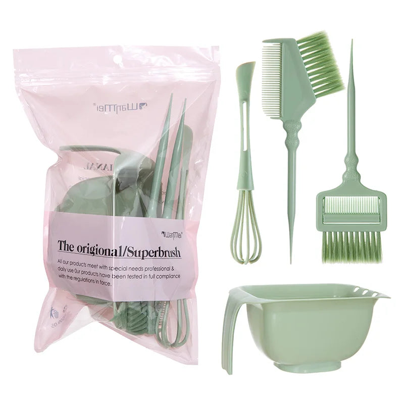 4-Piece Professional Hair Dyeing Set – Tinting Bowls with Brushes, Large Capacity Reusable DIY Hair Styling Tools