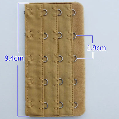 2PCS/4PCS Strap Extender Set – 3-Hook, 5-Row Adjustable Candy Color Bra Extenders for Women